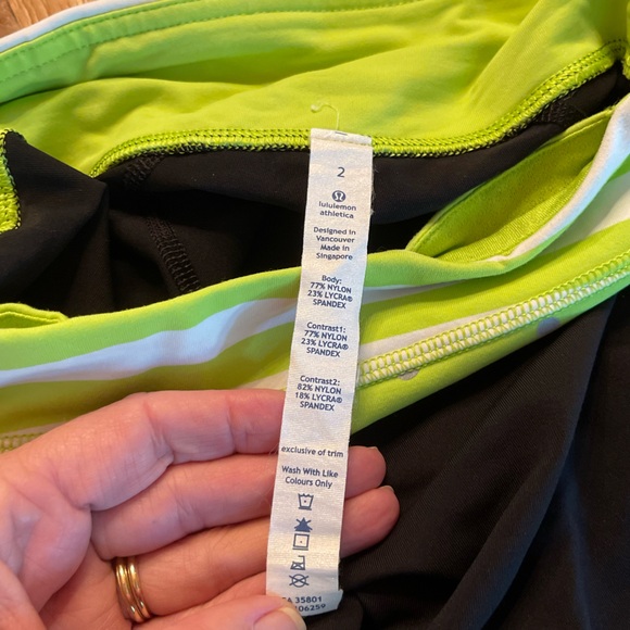 Lululemon Sz 2 Capri leggings - Picture 5 of 7